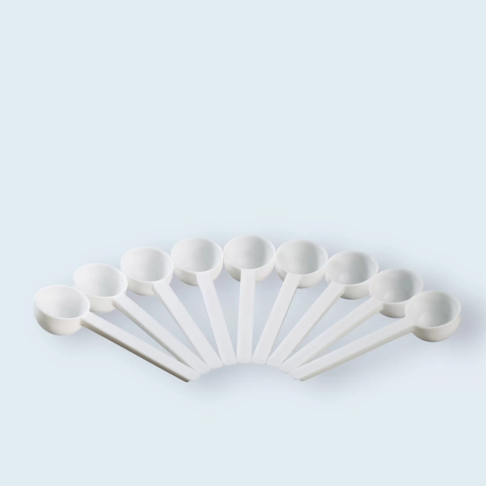 Muỗng sữa PP trắng