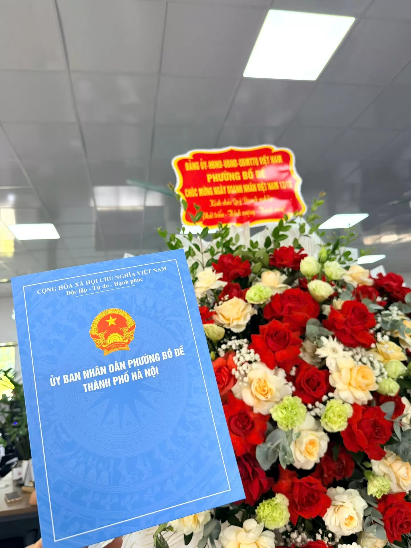 APLACO VINH DỰ ĐÓN ĐOÀN ĐẠI BIỂU PHƯỜNG BỒ ĐỀ NHÂN NGÀY DOANH NHÂN VIỆT NAM 13/10