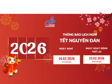 THÔNG BÁO NGHỈ TẾT NGUYÊN ĐÁN 2026