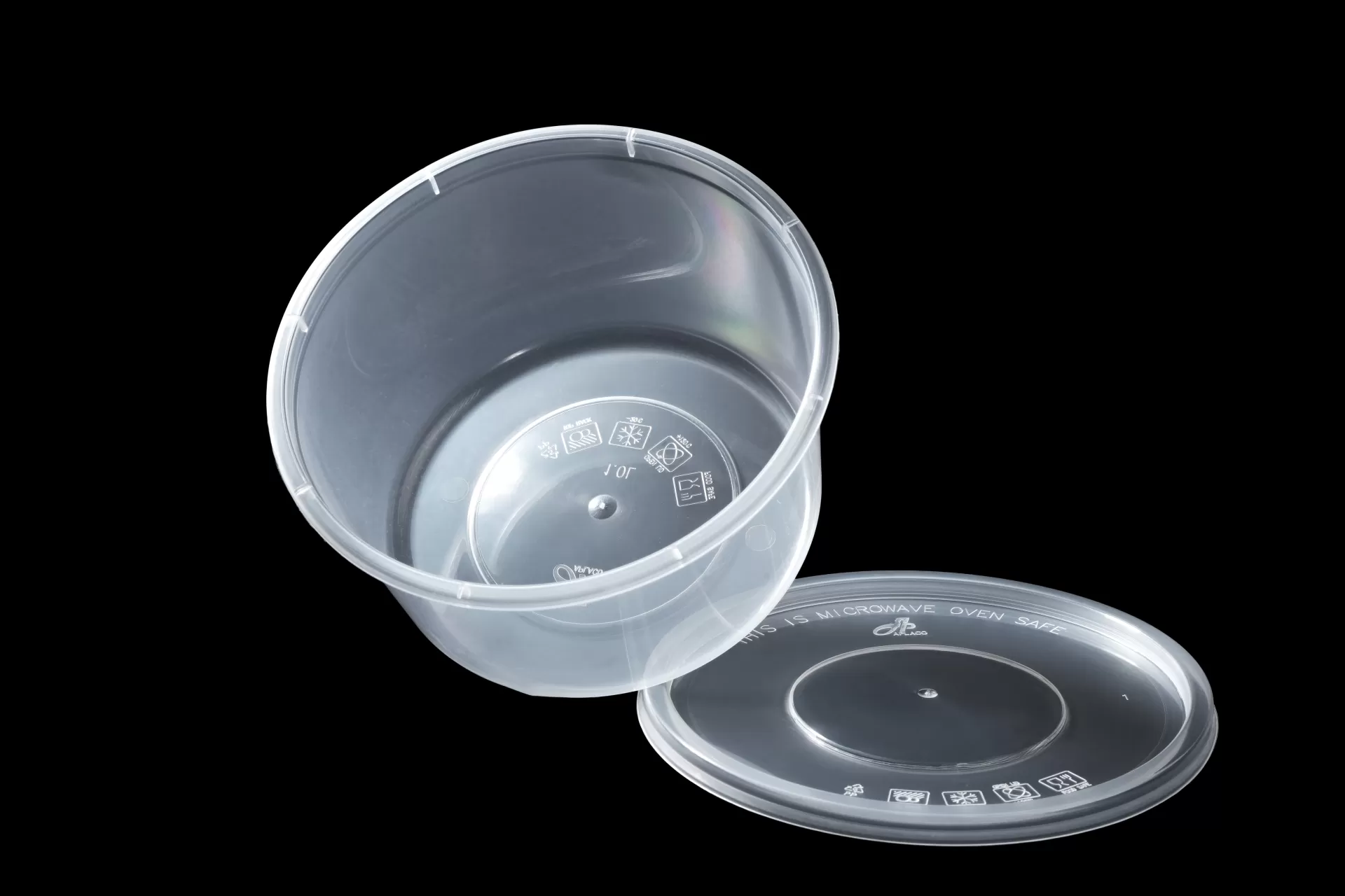 Hộp nhựa PP 1000ml - Tròn (1)