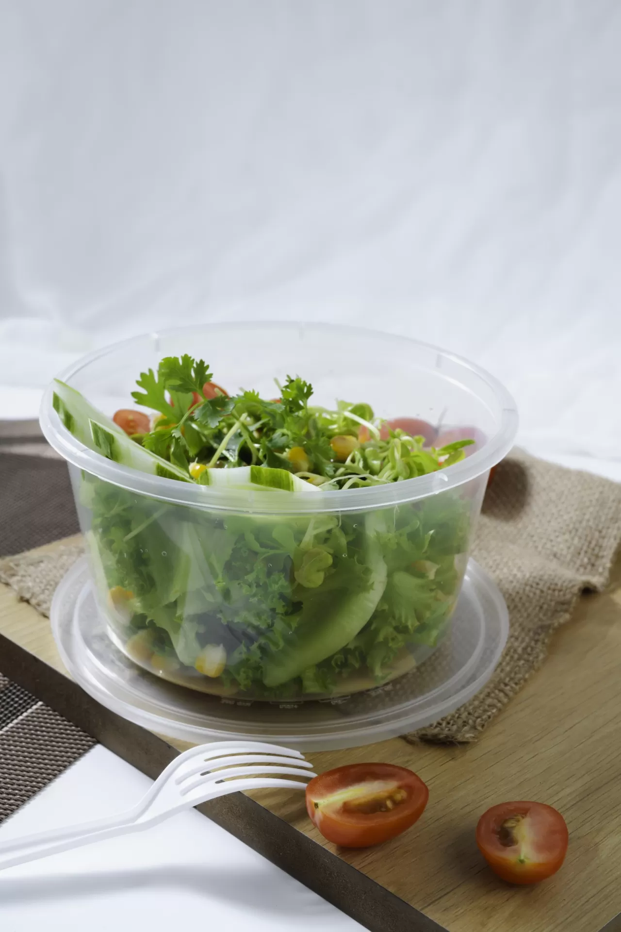 Hộp nhựa PP 1000ml - Tròn (1)